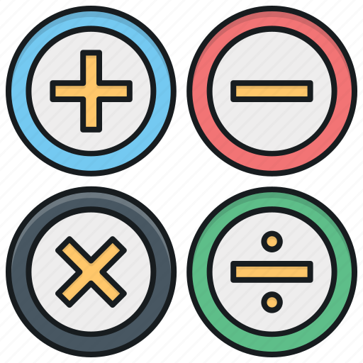 Calculation, calculator keys, digital calculator, math symbols, maths icon - Download on Iconfinder
