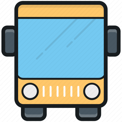 Autobus, bus, school bus, transport, vehicle icon - Download on Iconfinder