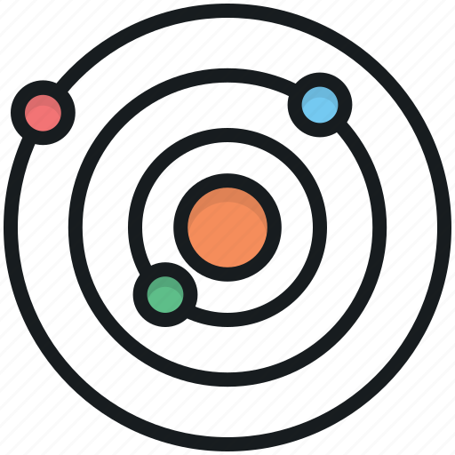Atom, atomic, electron, orbit, science icon - Download on Iconfinder