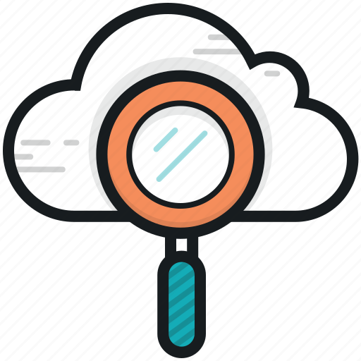 Cloud magnifying, cloud search, internet exploring, magnifier, online search icon - Download on Iconfinder
