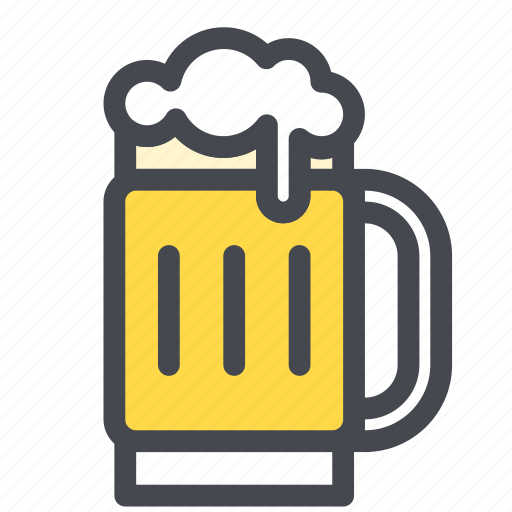 Beer, alcohol, drink, glass, jug icon - Download on Iconfinder