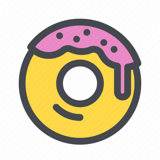 Donut, dessert, food, glazed, sweet icon - Download on Iconfinder