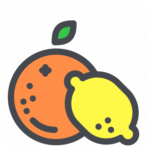 Lemon, orange, citrus, fruit icon - Download on Iconfinder