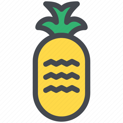 Pineapple, ananas, food, fruit, sweet icon - Download on Iconfinder