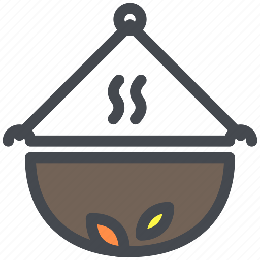 Saucepan, cook, cooking, fire, food, hot, pot icon - Download on Iconfinder