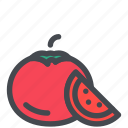 tomato, food, healthy, slice, vegetable