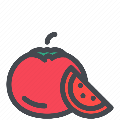 Tomato, food, healthy, slice, vegetable icon - Download on Iconfinder