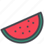 watermelon, food, fruit, slice, sweet 