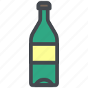 bottle, wine, beverage, drink, glass, water
