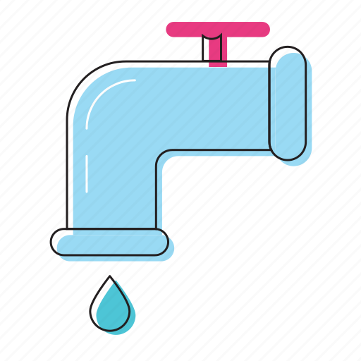 Drop, plumber, tap, water, water tap icon - Download on Iconfinder