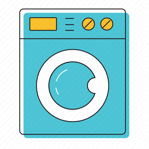 Blue, dishwasher, washer, washing, washing machine icon - Download on Iconfinder