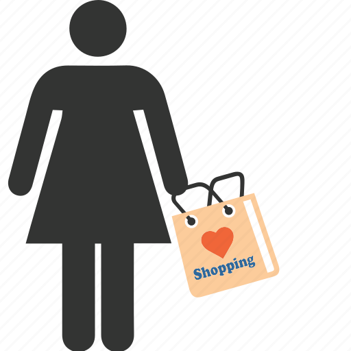 Bag, business, girl, mall, people, shopper, shopping icon - Download on Iconfinder
