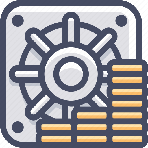 Bank, business, money, safe, cash, financial, payment icon - Download on Iconfinder