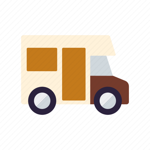 Camper van, camping, equipment, motor home, outdoors icon - Download on Iconfinder