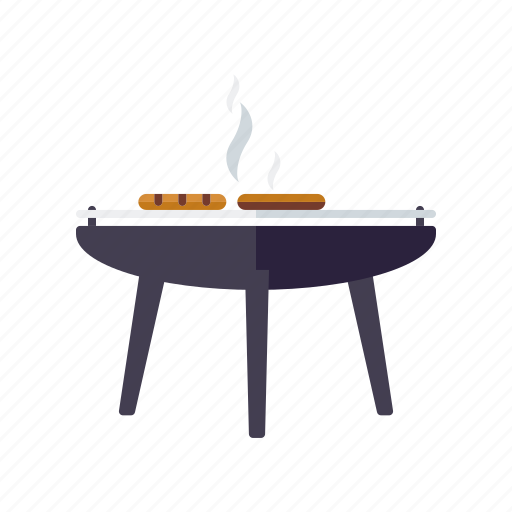 Barbecue, camping, equipment, food, outdoors, sausage icon - Download on Iconfinder