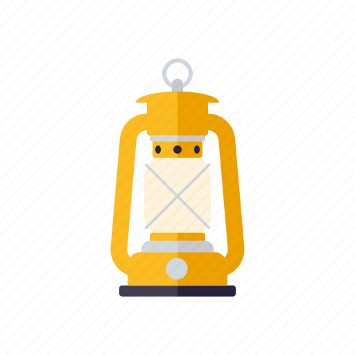 Camping, equipment, kerosene, lamp, lighting, oil lamp, outdoors icon - Download on Iconfinder
