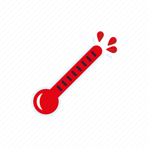 Broken, climate, heatwave, meteorology, temperature, thermometer, weather icon - Download on Iconfinder