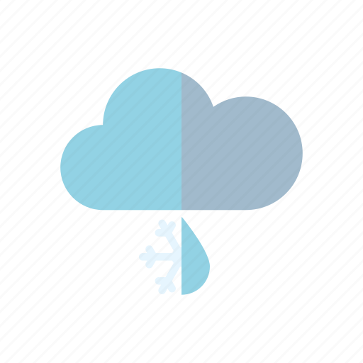 Climate, cloud, meteorology, rain, sleet, snow, weather icon - Download on Iconfinder