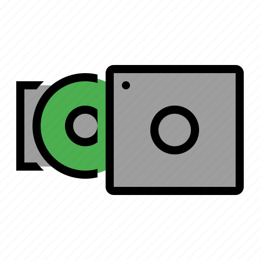 Cd, disk, drive, optical, read icon - Download on Iconfinder