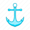 anchor, cartoon, marine, metal, nautical, old, vintage