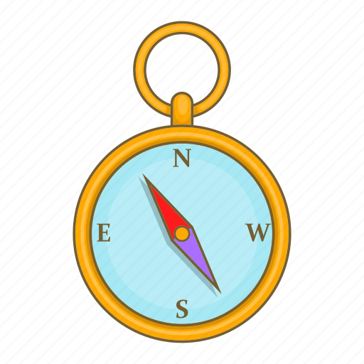 Adventure, cartoon, compass, exploration, map, object, travel icon - Download on Iconfinder