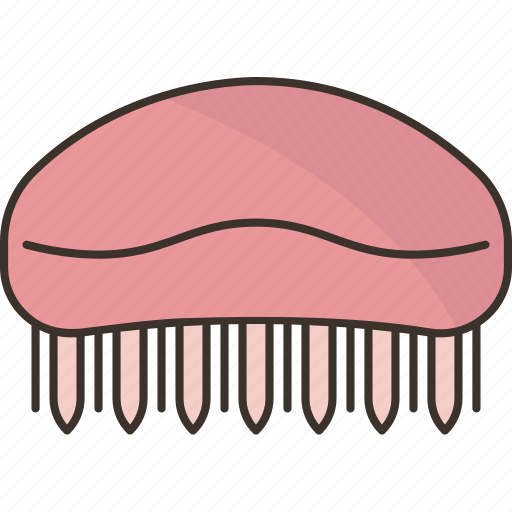 Brush, tangle, teezer, hairbrush, hairdresser icon - Download on Iconfinder