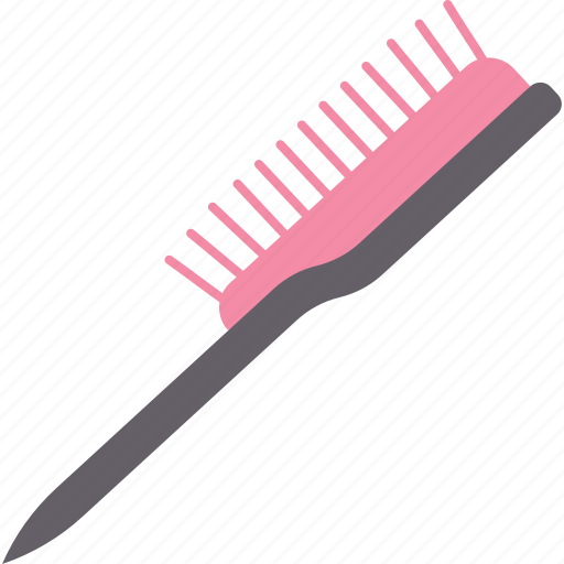 Brush, combing, hair, teasing, salon icon - Download on Iconfinder