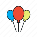 balloons, birthday, event, festival, promo, celebration, decoration, graduation, helium, promos, vacation