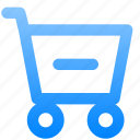 cart, dash, shopping, ecommerce, commerce, market, delete, remove