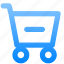 cart, dash, shopping, ecommerce, commerce, market, delete, remove 