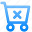 cart, x, shopping, ecommerce, commerce, market, cross, delete, remove 