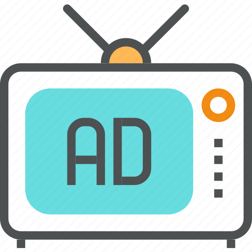 Ad, advertising, marketing, media, promotion, television, tv icon - Download on Iconfinder