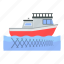 vessel, fishing, trawler, raft, ship 