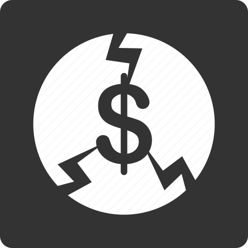 Accident, bankrupt, crisis, debt, finance, financial crash, recession icon - Download on Iconfinder