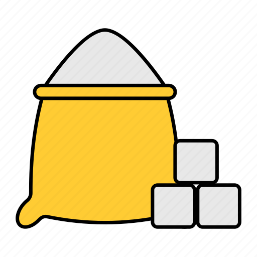 Sugar, sack, sugar sack, sugar bag, commodity icon - Download on Iconfinder