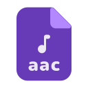 ext, aac, music, audio, file, format, document, extension
