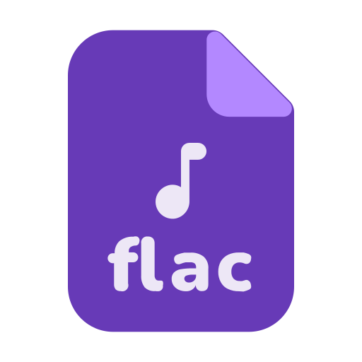 Ext, flac, loseless, audio, music, file, format icon - Free download