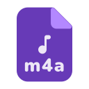 ext, m4a, music, audio, file, format, extension, document