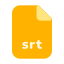 ext, srt, subtitle, video, file, format, document, extension 