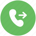 contact, outgoing, outgoing call, phone, receiver, telephone receiver