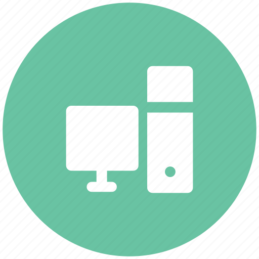 Computer, desktop, micro computer, monitor, pc, personal computer, tower computer icon - Download on Iconfinder