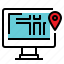 location, map, search, internet, network, social