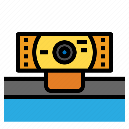 Cam, communications, computer, electronics, technology, videocall, webcam icon - Download on Iconfinder
