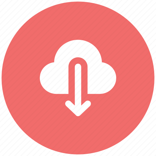 Cloud, cloud computing concept, download, downloading icon - Download on Iconfinder