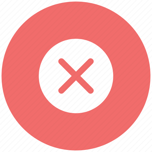 Close, cross sign, delete sign, deny, multiplication, remove, wrong symbol icon - Download on Iconfinder
