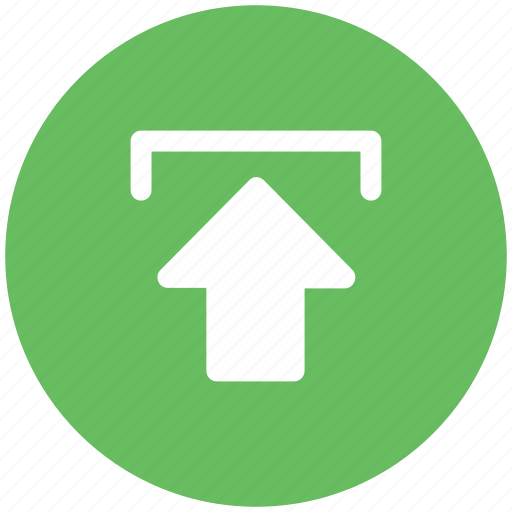 Arrow, indicator, into, up sign, upload, uploading, upward icon - Download on Iconfinder