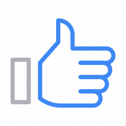 Feedback, hand, like, react, thumbsup icon - Download on Iconfinder