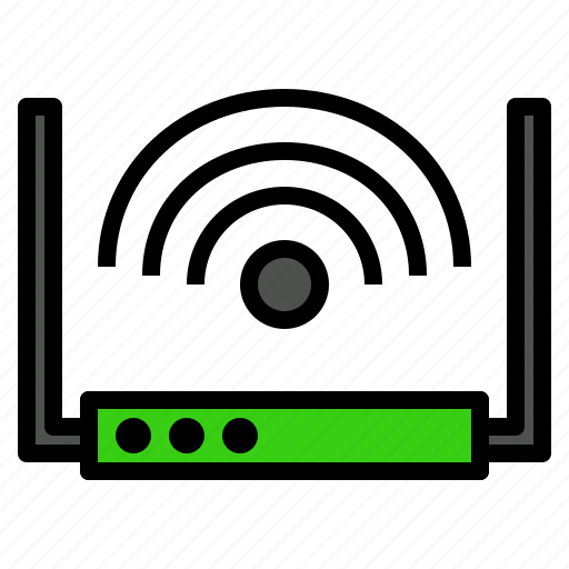 Connected, device, internet, router, wifi icon - Download on Iconfinder