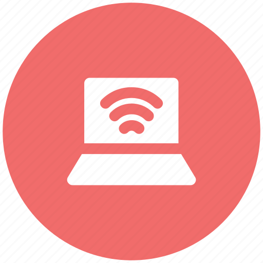 Laptop, wifi, wireless concept, wireless fidelity, wireless network, wireless technology, wlan icon - Download on Iconfinder