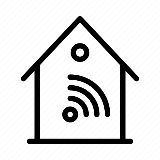 Connection, home, house, signal, wifi icon - Download on Iconfinder